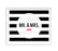 Andaz Press 8.5 x 11 Modern Black and White Stripes Wedding Party Signs-Set of 1-Andaz Press-Mr. & Mrs.-