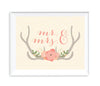 Andaz Press 8.5 x 11 Woodland Deer Wedding Party Signs-Set of 1-Andaz Press-Mr. & Mrs.-