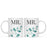 Andaz Press Eucalyptus Leaves Greenery Coffee Mug, 2-Pack-Set of 2-Andaz Press-Mrs. and Mrs.-