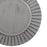 Antique Brushed Ribbed Charger Plates, BULK Set-Koyal Wholesale-Antique Grey-Set of 24-