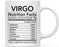 Astrological Zodiac Star Sign 11oz. Ceramic Coffee Mug Nutritional Facts-Set of 1-Andaz Press-Aries-
