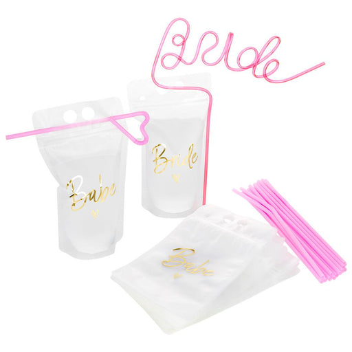 Bride straw, Babe Straw, Bride Straw for Bachelorette, Pink Bride