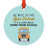 Best School Bus Driver Ornament Metal Bus Driver Appreciation Christmas Gift-Set of 1-Andaz Press-Thank You for Going The Extra Mile-