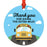 Best School Bus Driver Ornament Metal Bus Driver Appreciation Christmas Gift-Set of 1-Andaz Press-Thank You for Going The Extra Mile-