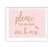 Blush Pink Gold Glitter Print Wedding Party Signs-Set of 1-Andaz Press-Mr. & Mrs.-