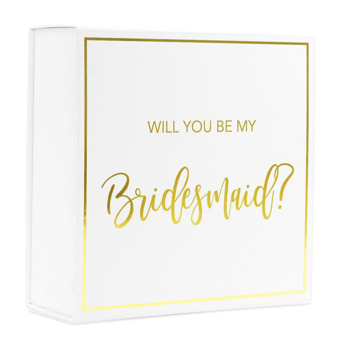 Bridesmaid Proposal Box-Set of 5-Andaz Press-Gold-