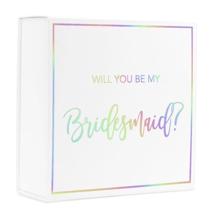 Bridesmaid Proposal Box-Set of 5-Andaz Press-Iridescent-