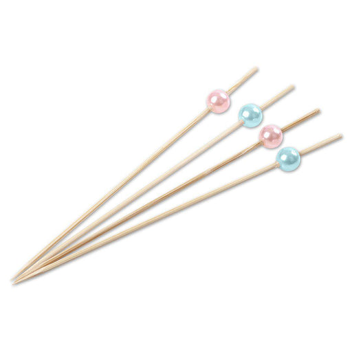 Bulk Natural Bamboo Drink Stirrer Cocktail Picks-Set of 1000-Koyal Wholesale-Multi-Colored-