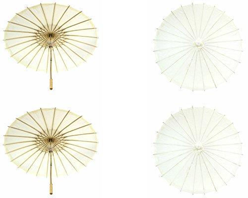 Bulk Pack Wedding Paper Parasols-Koyal Wholesale-Royal Purple-Set of 4-