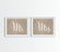 Burlap Wedding Party Signs, 2-Pack-Set of 2-Andaz Press-Ladies, Gents-