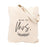 Canvas Tote Bag For Bride-Set of 1-Andaz Press-Miss to Mrs.-