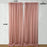 Chiffon Backdrop Wedding Curtains-Set of 1-Koyal Wholesale-Terracotta-