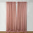 Chiffon Backdrop Wedding Curtains-Set of 1-Koyal Wholesale-Terracotta-
