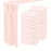 Chiffon Table Runners-Set of 1-Koyal Wholesale-Light Pink-Set of 1-