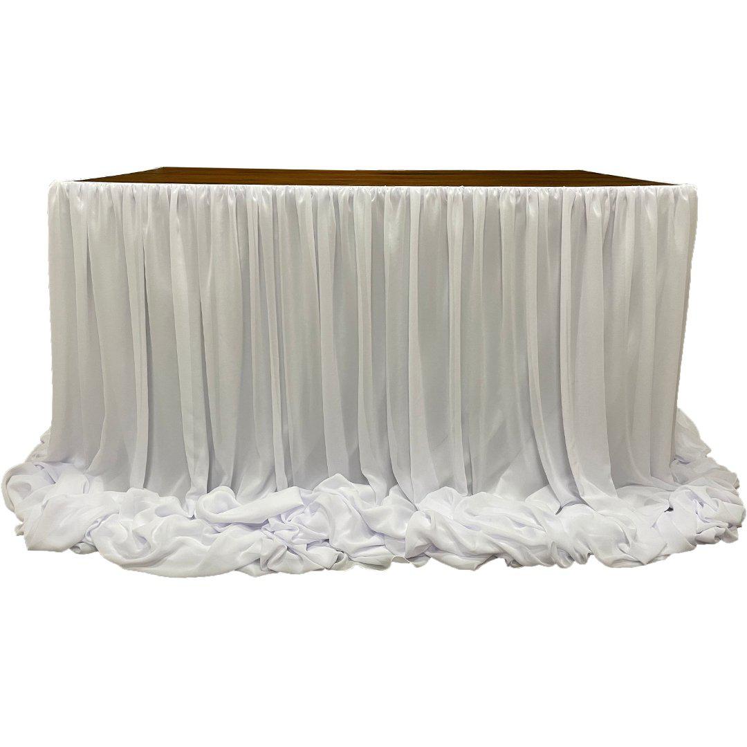 Chiffon Table Skirts 9 ft