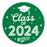 Class of 2024 Graduation Stickers for Party Favors, Set of 40-Set of 40-Andaz Press-Orange-
