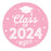 Class of 2024 Graduation Stickers for Party Favors, Set of 40-Set of 40-Andaz Press-Orange-