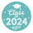 Class of 2024 Graduation Stickers for Party Favors, Set of 40-Set of 40-Andaz Press-Orange-