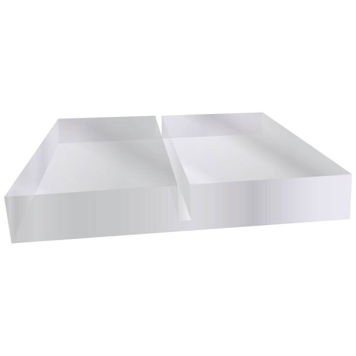 Clear Acrylic Base Stands 3" x 3.5", Set of 6-Set of 6-Koyal Wholesale-