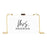 Custom Acrylic Clutch Purse for Bride with Gold Removable Metal Chain - 18 Designs-Set of 1-Andaz Press-Custom Mrs.-
