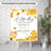 Custom Adventure Baby Shower Sign: Woodland Animals Theme-Set of 1-Andaz Press-A Little Honey Is on the Way-
