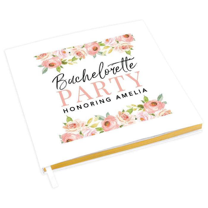 Custom Bachelorette Party Notebook with Gold Accents for The Bride to Be - 28 Designs-Set of 1-Andaz Press-Bachelorette Party-