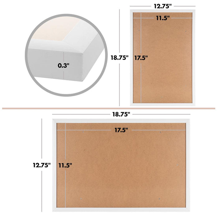 Custom Bar/Bat Mitzvah Signature Frame Guest Book Alternative, Set of 1-Set of 1-Andaz Press-Tile Design-