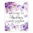 Custom Blooming Baby Shower: Floral Canvas Decor & Guest Book Alternative-Set of 1-Andaz Press-Pink Florals-