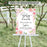 Custom Blooming Baby Shower: Floral Canvas Decor & Guest Book Alternative-Set of 1-Andaz Press-Pink Florals-