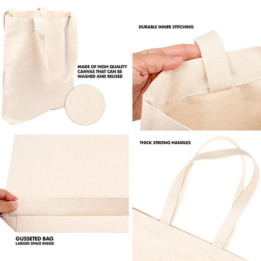 Custom Canvas Tote Bags for Mom-Set of 1-Koyal Wholesale-Mom EST.-
