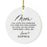 Custom Ceramic Mom Ornament, 20XX Christmas Decoration, Mom Gift Keepsake-Set of 1-Andaz Press-Mom Ornament-