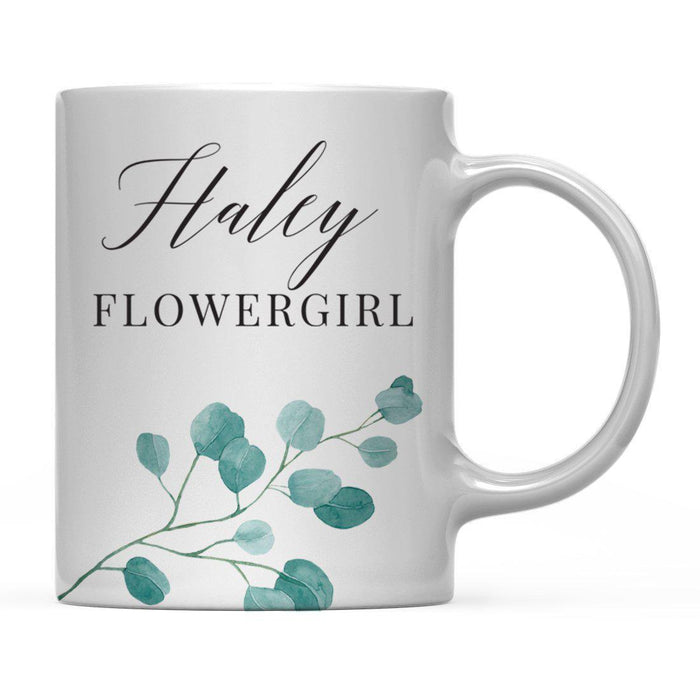 Custom Eucalyptus Leaves Greenery Coffee Mug-Set of 1-Andaz Press-Bridesmaid Custom-