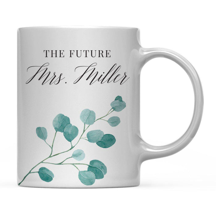 Custom Eucalyptus Leaves Greenery Coffee Mug-Set of 1-Andaz Press-Future Mrs. Custom-