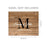 Custom Fall Canvas Wedding Guestbook Welcome Signs-Set of 1-Andaz Press-Rustic Wood Monogram-