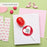 Custom Kids Valentine's Stickers | 2" Circle Happy Valentine's Day Labels for Gift & Craft, Set of 40-Set of 40-Andaz Press-Red Hearts-