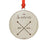 Custom Laser Engraved Wood Christmas Ornament with Gift Bag-Set of 1-Andaz Press-Godmother-