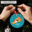 Custom Metal Pizza Slice Christmas Ornament, 20XX Pizza Tree Decoration-Set of 1-Andaz Press-Pizza-