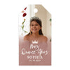 Custom Photo Quinceañera Favor Tags with String, Classic Thank You Gift Tags for Sweet 15, Set of 40-Set of 40-Andaz Press-Mis Quince Anos-