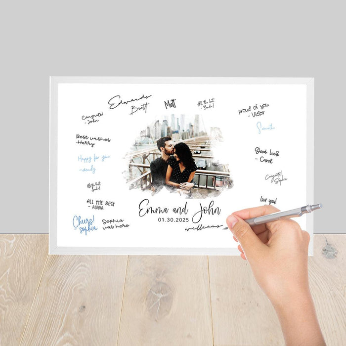 Guest Book Idea, Custom Guest Book Canvas