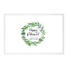 Custom Retirement Signature Frame Guest Book Alternative, Set of 1-Set of 1-Andaz Press-Greenery Wreath-