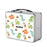 Custom Retro Style Stainless Steel Kids Lunch Box, Set of 1-Set of 1-Andaz Press-Pink & Purple Dinosaurs-