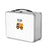Custom Retro Style Stainless Steel Kids Lunch Box, Set of 1-Set of 1-Andaz Press-Construction Truck-