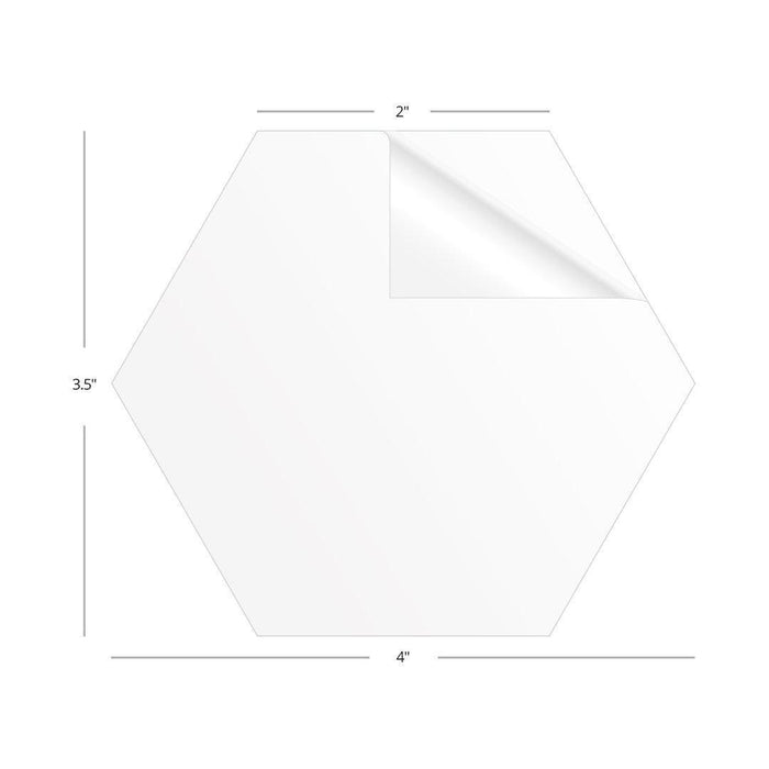 DIY Blank Clear Hexagon Acrylic Tiles, Set of 25-Set of 25-Koyal Wholesale-