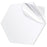 DIY Blank Clear Hexagon Acrylic Tiles, Set of 25-Set of 25-Koyal Wholesale-