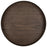 Faux Wood Round Decorative Tray Rustic Wood Tray-Set of 1-Koyal Wholesale-Driftwood Gray-
