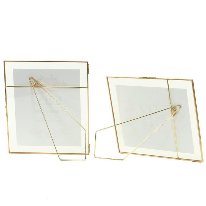 Floating Glass Frames-Koyal Wholesale-Gold-5" x 7"-