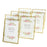 Floating Glass Frames-Koyal Wholesale-Gold-5" x 7"-