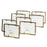 Floating Glass Frames-Koyal Wholesale-Gold-5" x 7"-