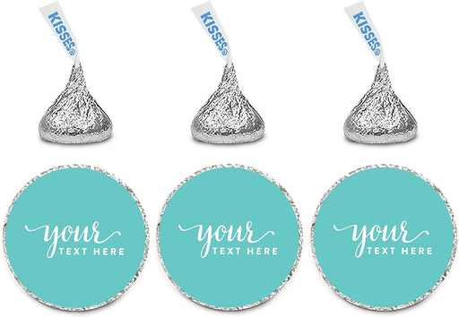 Fully Personalized Chocolate Drop Label Stickers Fits Hershey's Kisses-Set of 216-Andaz Press-