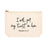 Funny Cosmetic Bag with Zipper Makeup Pouch, Design 2-Set of 1-Andaz Press-I Got 99 Hair Grips But I Can't Find 1-